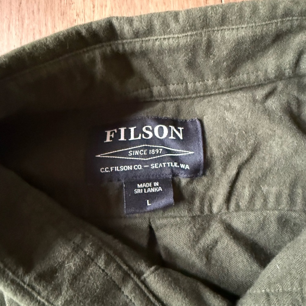 Filson MOLESKIN SEATTLE SHIRT - Picture 6 of 10